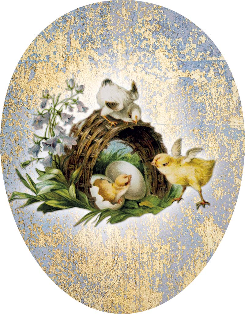 JΚ Home Décor - Αυγό Χάρτινο 12cm 3Σχδ